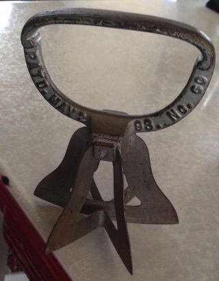 Vintage - May - 2 - 1893 - Bell - Star - Food - Chopper - No - 60 Antique Kitchen Implement photo