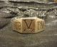 Silver Roman Legionary Ring Fifth Legion Museum Quality Replica Size 12 Roman photo 1