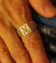 Silver Roman Legionary Ring Fifth Legion Museum Quality Replica Size 12 Roman photo 4