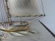 Finest Hand Crafted Japanese Sterling Silver Model Sailboat Yacht Ship Japan Other Antique Sterling Silver photo 5