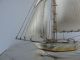 Finest Hand Crafted Japanese Sterling Silver Model Sailboat Yacht Ship Japan Other Antique Sterling Silver photo 6