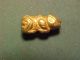 Sassanian Solid Gold Amulet Circa 224 - 642 Ad.  (recumbent Bull) Near Eastern photo 1