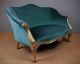 Small Antique Gilded Sofa C.  1895. 1800-1899 photo 1