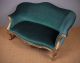 Small Antique Gilded Sofa C.  1895. 1800-1899 photo 2