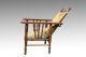 16896 Rare Victorian Oak Children ' S Morris Chair W/ Cushion & Rod 1800-1899 photo 4