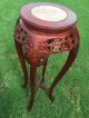 Antique Rosewood Chinese Heavily Carved 36 