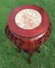 Antique Rosewood Chinese Heavily Carved 36 