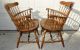 Nichols & Stone Solid Maple Windsor Style Arm Chairs 445 180 Post-1950 photo 1