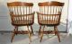 Nichols & Stone Solid Maple Windsor Style Arm Chairs 445 180 Post-1950 photo 2