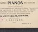 Decker Bros Piano Concert Julia Rive - King Theo Thomas Orchestra Advertising Card Keyboard photo 5