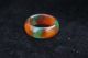 China Liao Ning Pure Natural Agate Chalcedony Jade Jadeite Hand - Carved Ring H15 Rings photo 2
