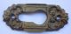 Vintage Solid Brass Keyhole Cover Escutcheon Escutcheons & Key Hole Covers photo 1