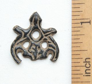 Ancient Bronze Pendant.  Viking Age.  (mcr01) photo