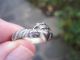 Unusual 15thc Medieval Silver Gilt Fede & Claddagh Ring British photo 5