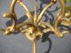 Bronze Vintage French Chandelier 4 Arm Light Fittings Bird Cage Pendant Light Chandeliers, Fixtures, Sconces photo 3