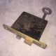 Antique Victorian Eastlake F.  C Linde Co.  Lock Cresskill N.  J.  With Skeleton Key Door Knobs & Handles photo 6