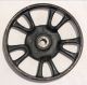Vintage Cast Iron Wheel 6 1/8 