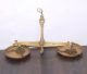 1900s Antique Goldsmith Jewelry Weight Balance Brass Scale With Wooden Box 508 Scales photo 10