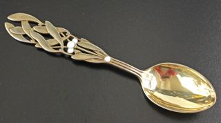 A.  Michelsen Sterling1941 Christmas Spoon photo