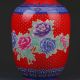 Chinese Color Porcelain Hand - Painted Peony Vase W Qianlong Mark G296 Vases photo 7