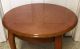 Vintage - Wood Queen Anne Round Side / End Table - Post-1950 photo 1