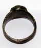 Post - Medieval Bronze Ring With Blue Stone On The Top 35 Roman photo 3