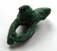 Circa.  500 B.  C Celtic Bronze Zoomorphic Amulet Pendant - Stylised Bull Head British photo 3