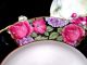 Royal Standard Tea Cup And Saucer Trio Rose Lilac Black Painted Teacup Cups & Saucers photo 2