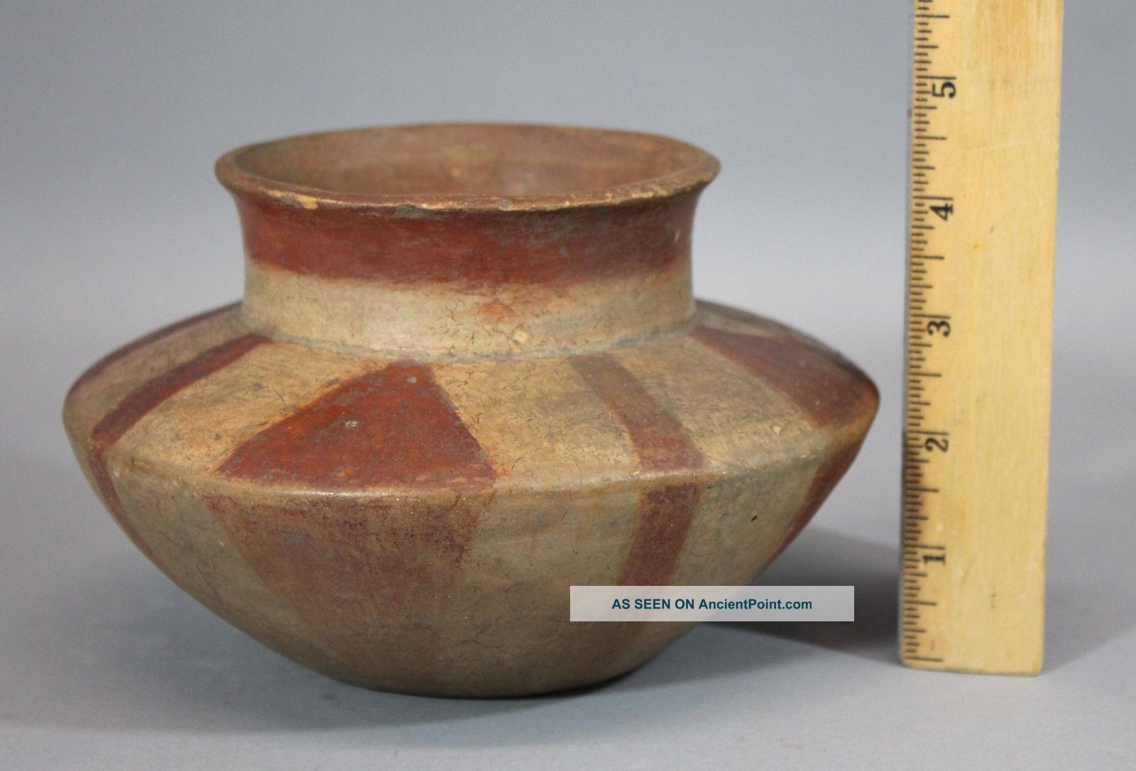 Ancient Authentic Mississippi Native American Pre Columbian Indian Pottery Pot The Americas photo