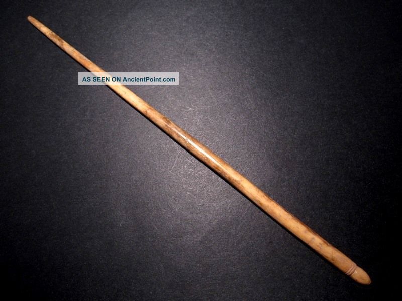 Extremely Rare Roman Period Long Bone Hair Pin,  As Found, Roman photo