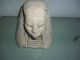 , Ancient Canopic Lid Depicting Imsety (guarded The Liver) 19th Dynastb.  C. Egyptian photo 2