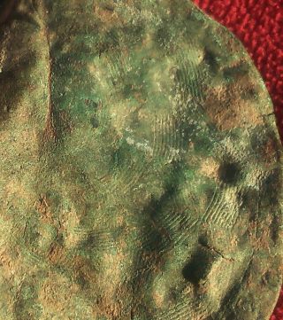 Early Bronze Age Sun Disc Fine Geometric Design Ext Rare Not Sword Brooch. photo