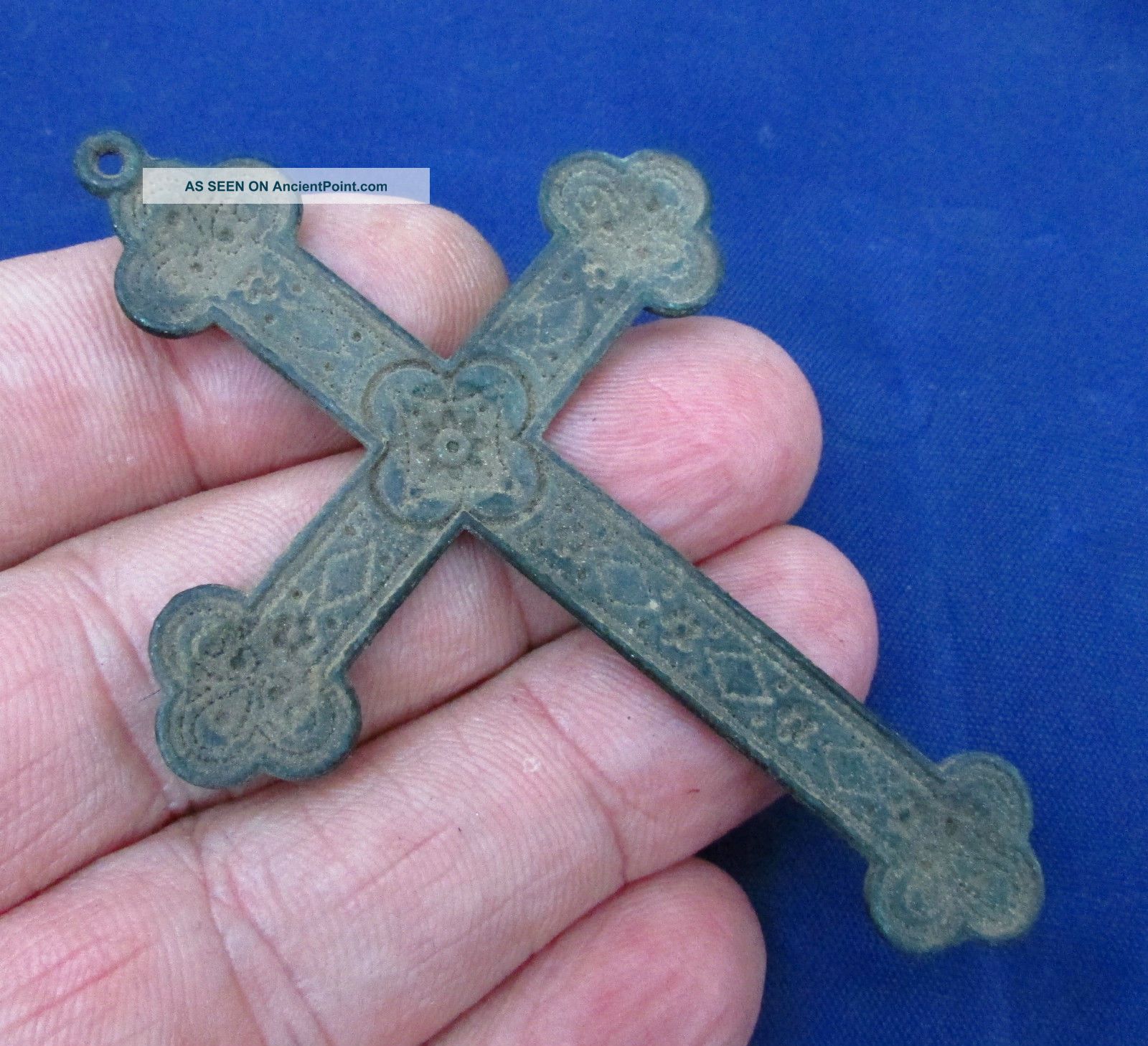 Huge & Mediterranean Cross 12 - 15th Century Ad (1859) Roman photo