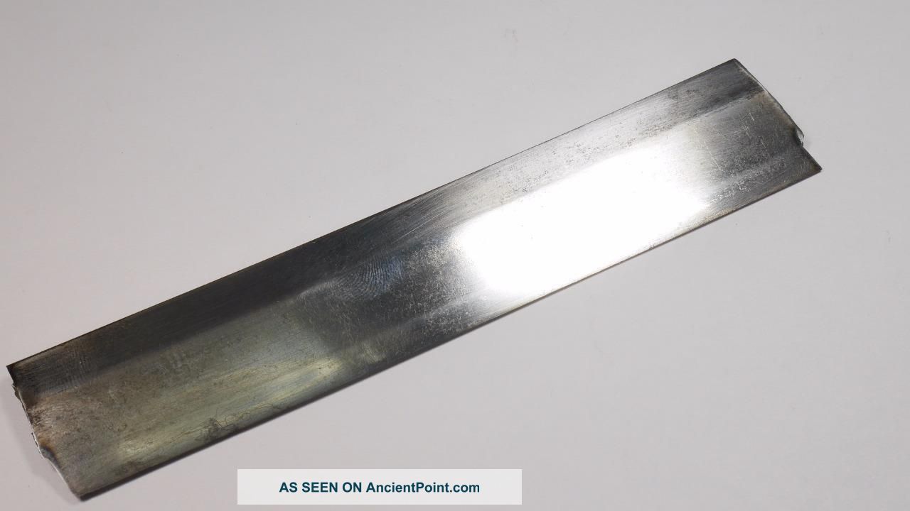 965 Japanese Samurai Sword 12.  7cm 5.  0inch 92g Edo Tamahagane Steel Parts Repair Swords photo