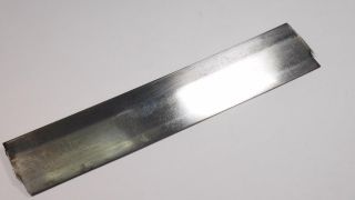 965 Japanese Samurai Sword 12.  7cm 5.  0inch 92g Edo Tamahagane Steel Parts Repair photo