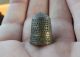 Extremely Rare And,  16th Century,  Decorated,  Thimble,  1500 - 1550 Thimbles photo 3