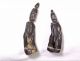 2 Finely Carved Charm Pair Made From Buffalo Horn - West Timor,  Atoni Pacific Islands & Oceania photo 4