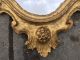 Antique Carved Venetian Rococo Gilded Mirror Italian Hollywood Regency 18 X 29 