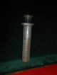Syringe Ideia Glass 10 Cc With Metal Box Other Medical Antiques photo 3