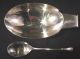 Christofle Gallia French Silver Plated Gravy Bowl & Serving Ladle - Swan Handle Bowls photo 2