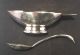 Christofle Gallia French Silver Plated Gravy Bowl & Serving Ladle - Swan Handle Bowls photo 3
