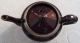 Vintage Sudlow ' S Burslem Dark Brown Teapot,  Enamel Beads,  Gold Filigree - Sh Teapots & Tea Sets photo 5