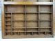 Antique Vtg Hamilton Mfg Co Wood Box Wall Cabinet Shelf Printing Drawer Case Binding, Embossing & Printing photo 2