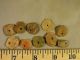 (10) Pre - 1600 Cherokee Indian Drilled Stone Trade Beads Found Judaculla Rock Nc Native American photo 4