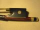 Antique Tourte Violin Bow Rare Six Sided Shaft With Frog Pernumbaco Wood. Other Antique Instruments photo 9