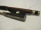 Antique Tourte Violin Bow Rare Six Sided Shaft With Frog Pernumbaco Wood. Other Antique Instruments photo 2