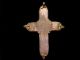Antique Early 1900s.  Gilt Silver Filigree Cross Pendant Byzantine photo 3