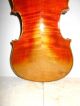 Old Vintage Antique 2 Pc Curly Maple Back Full Size Violin - String photo 2
