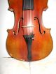 Old Vintage Antique 2 Pc Curly Maple Back Full Size Violin - String photo 5