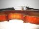 Old Vintage Antique 2 Pc Curly Maple Back Full Size Violin - String photo 6
